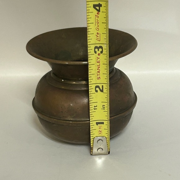 Vintage Mini Miniature Brass Spittoon Antique Collection - Picture 2 of 6